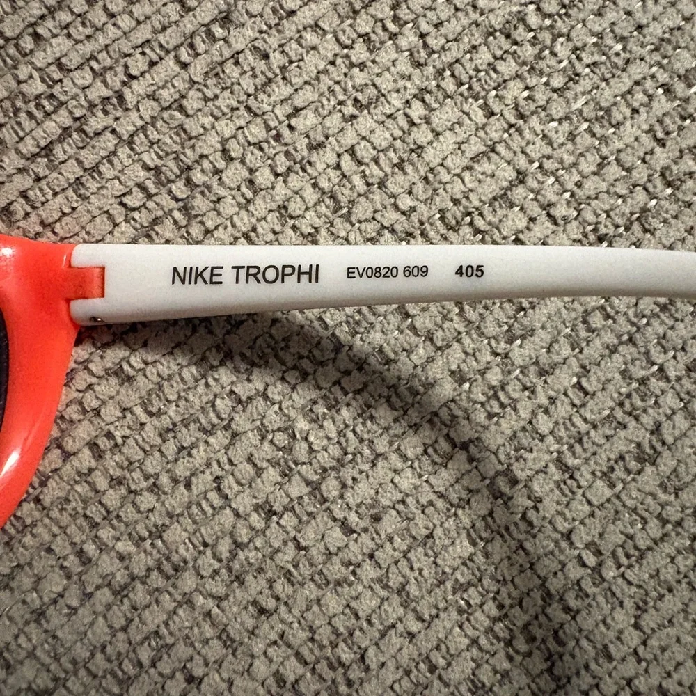Nike Red and White Sunglasses